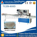 TCZB600 Full Stainless Bäckerei Ausrüstung automatische arabische Brot Flow Pack Maschine